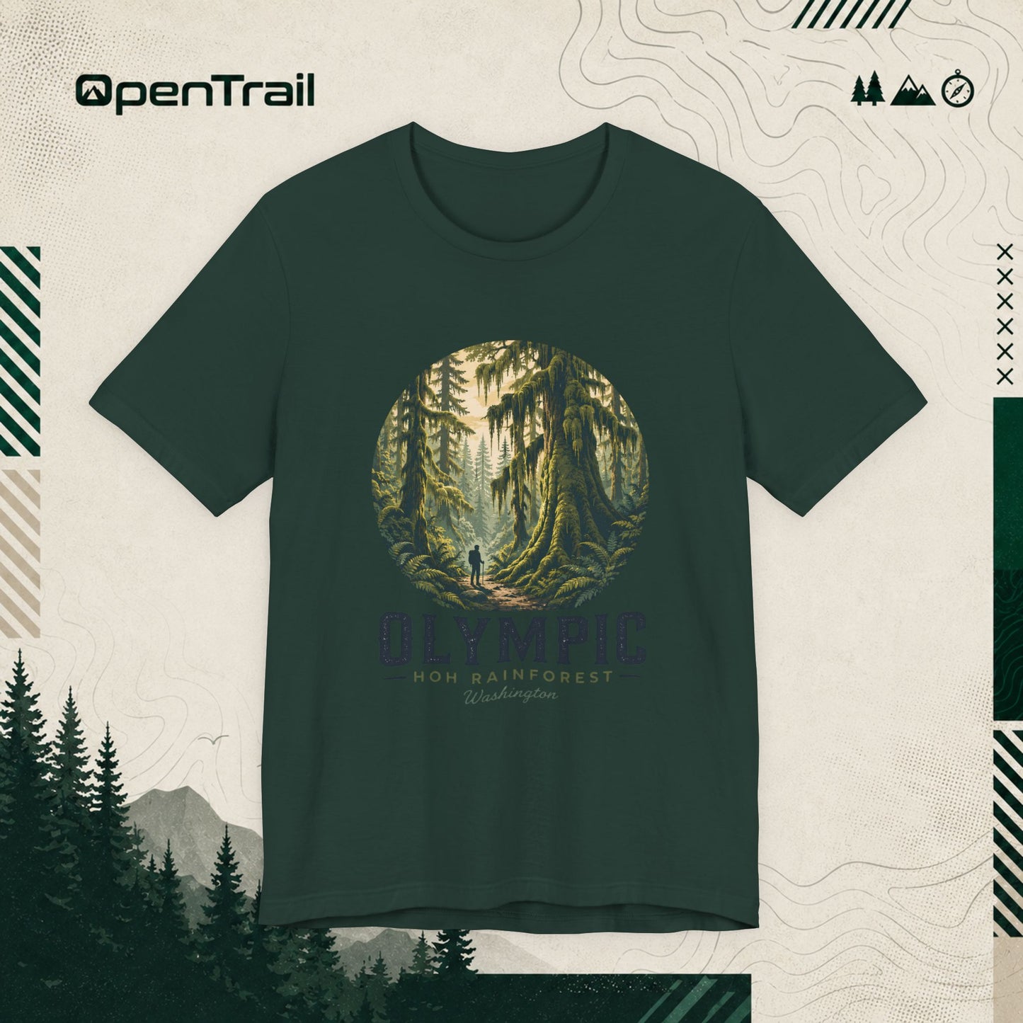 Olympic Shirt, Vintage National Park T-Shirt