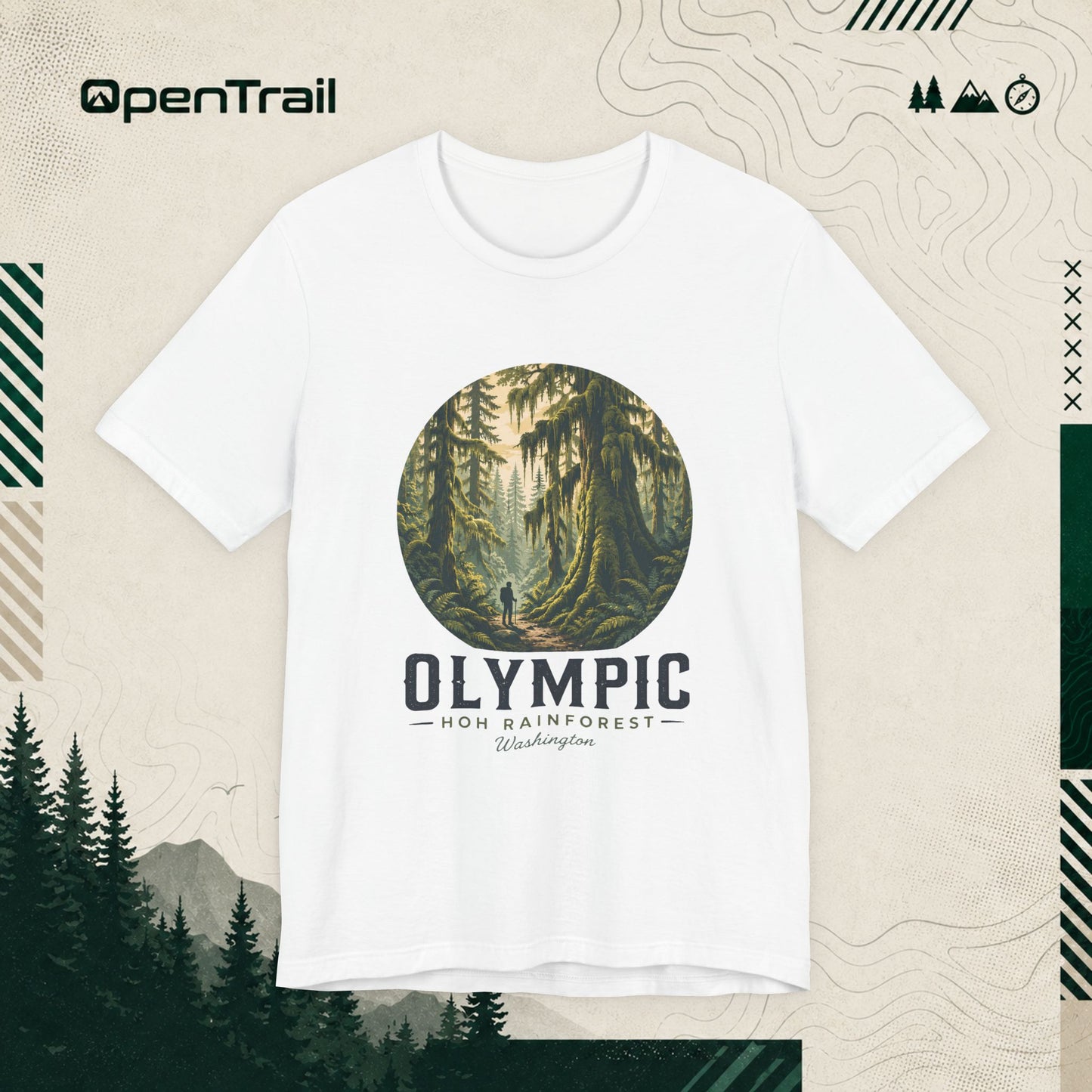 Olympic Shirt, Vintage National Park T-Shirt