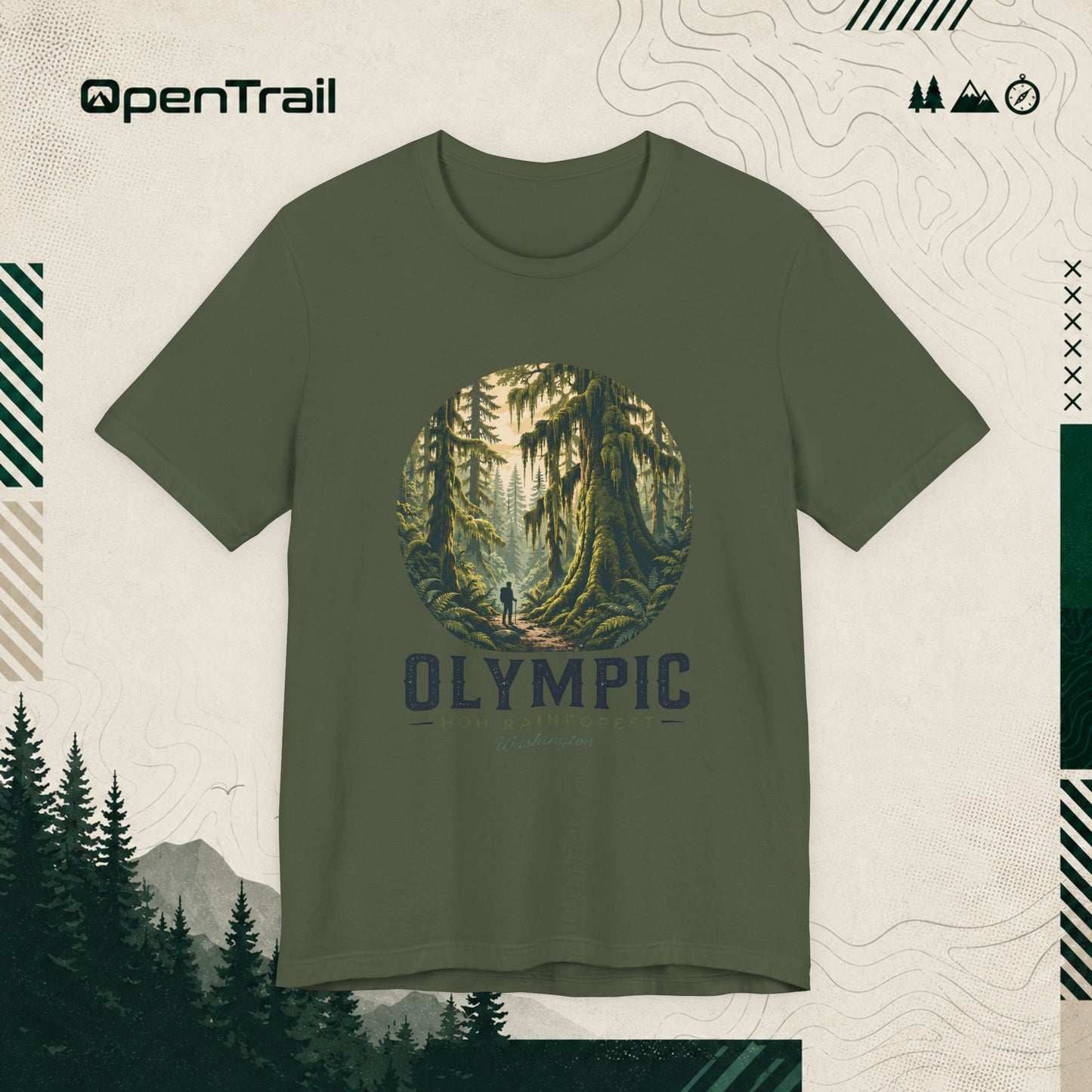 Olympic Shirt, Vintage National Park T-Shirt