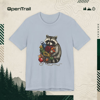 Raccoon Camping T-Shirt