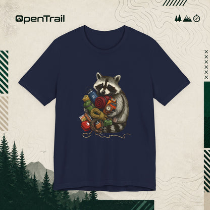 Raccoon Camping T-Shirt
