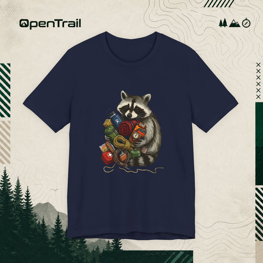 Raccoon Camping T-Shirt