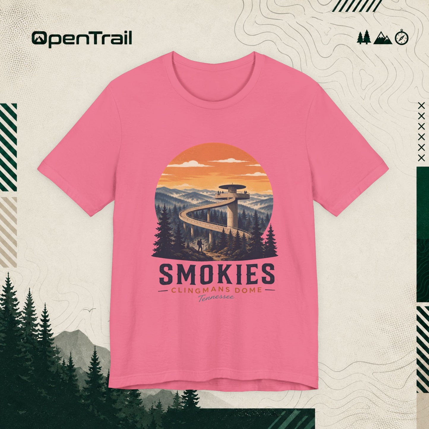Smokies Shirt, Vintage National Park T-Shirt