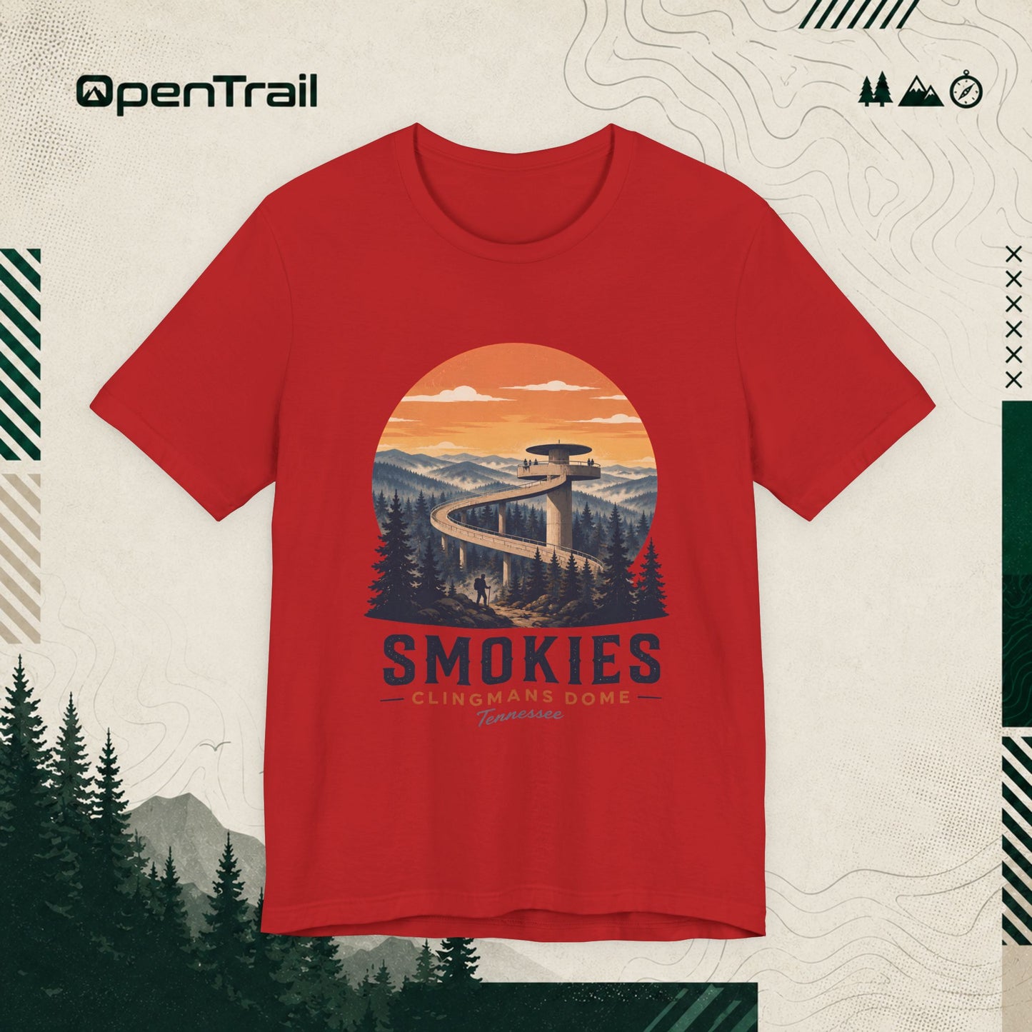 Smokies Shirt, Vintage National Park T-Shirt