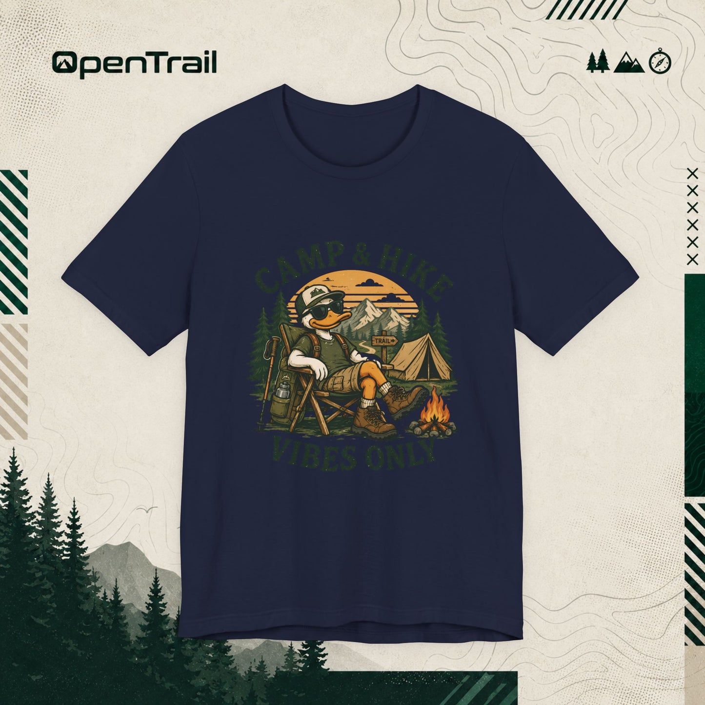 Trail And Hike Duck T-shirt