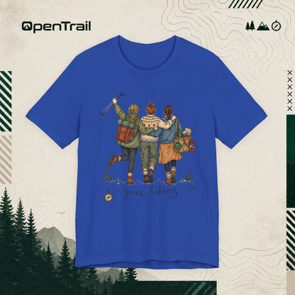 Gone Hiking Shirt, Women Outdoor Adventure T-Shirt