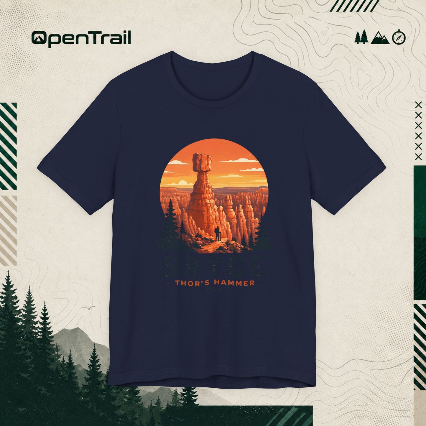 Bryce Canyon Shirt, Thor’s Hammer Utah T-Shirt, Vintage National Park Tee