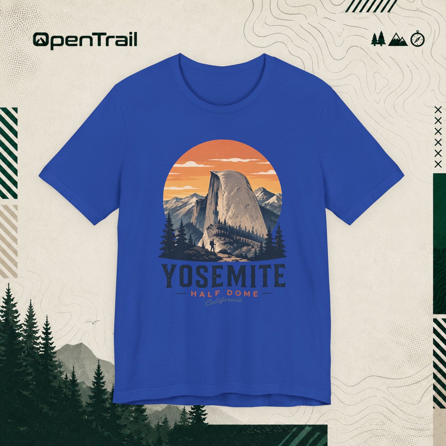 Yosemite Shirt, Half Dome California Tee, Vintage National Park T-Shirt