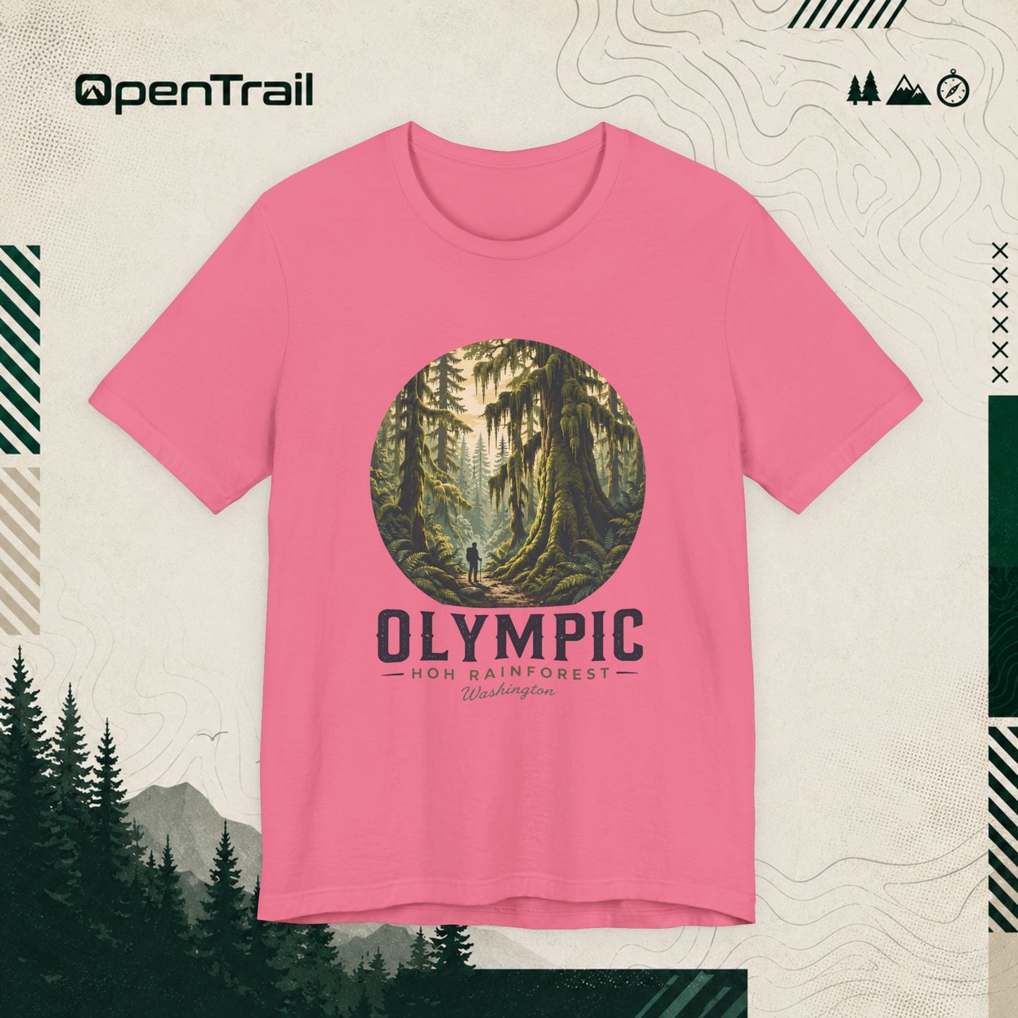 Olympic Shirt, Vintage National Park T-Shirt