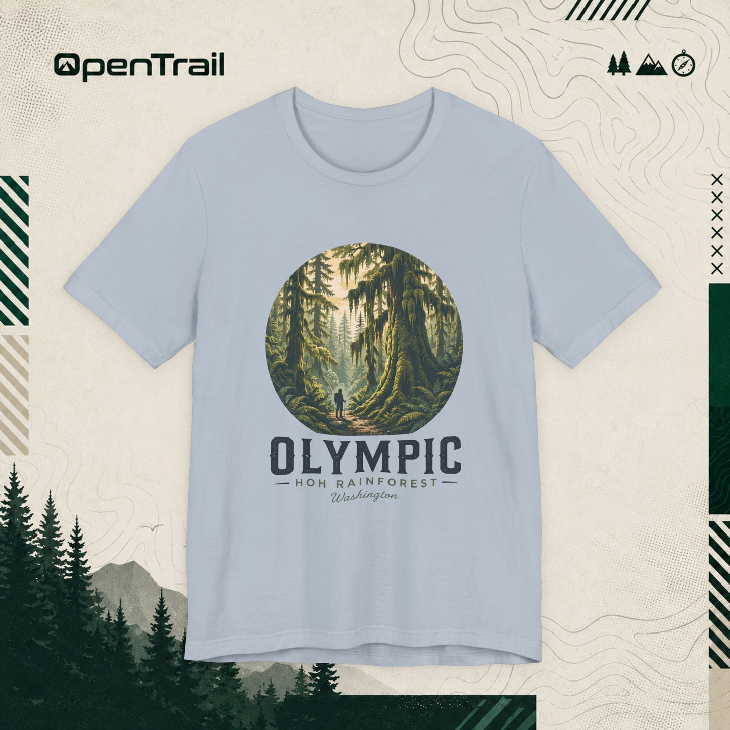 Olympic Shirt, Vintage National Park T-Shirt