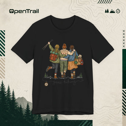 Gone Hiking Shirt, Women Outdoor Adventure T-Shirt