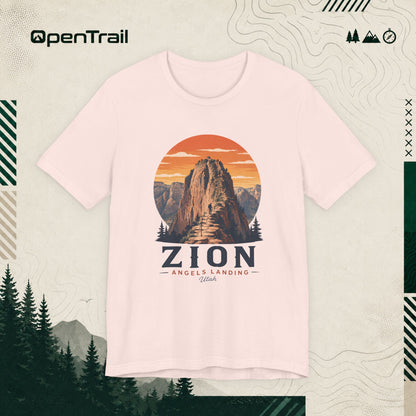 Zion Shirt, Angels Landing Utah Tee, Vintage National Park T-Shirt
