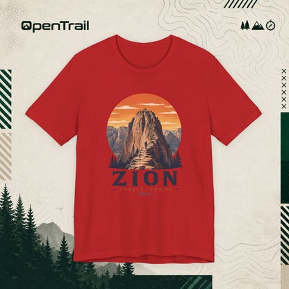 Zion Shirt, Angels Landing Utah Tee, Vintage National Park T-Shirt
