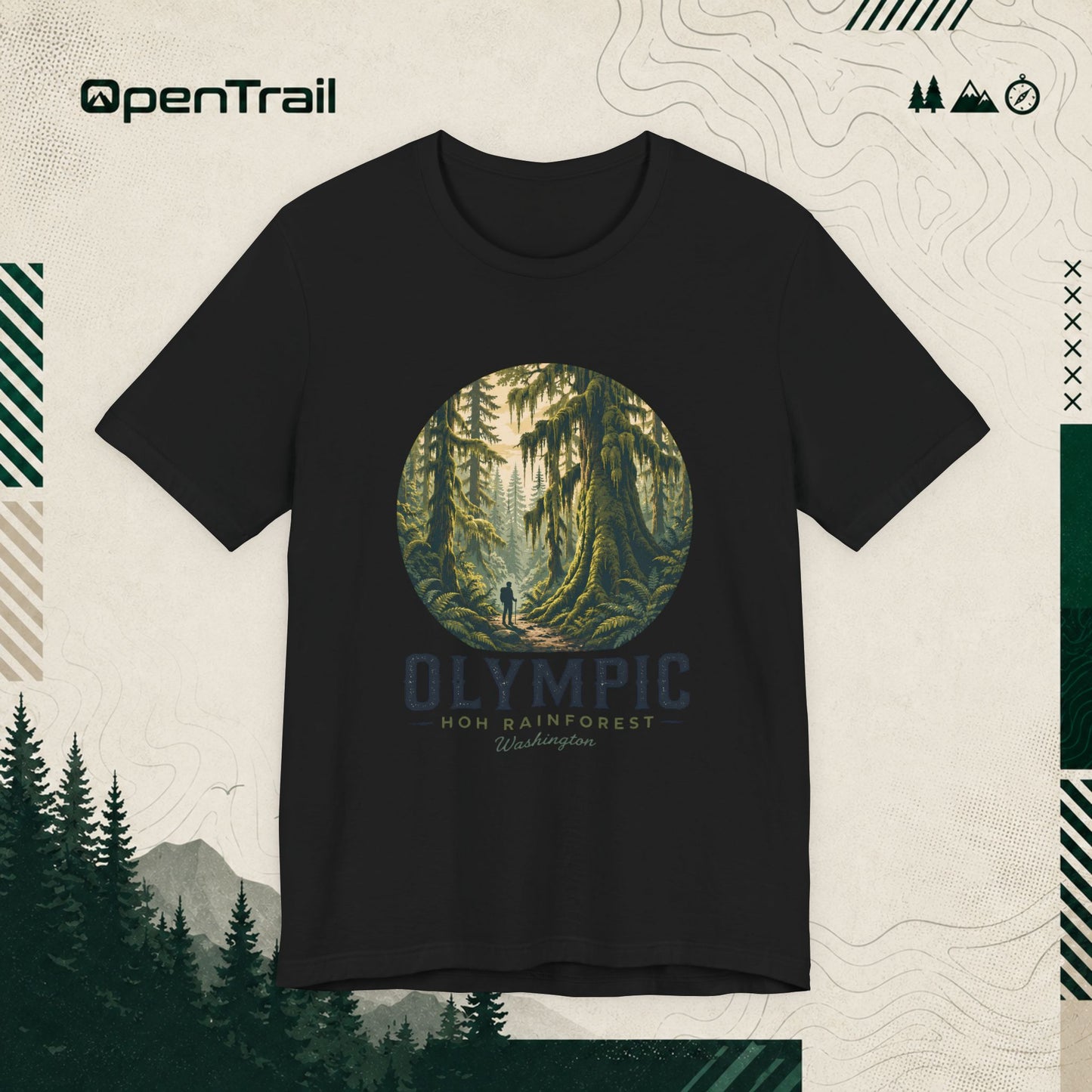 Olympic Shirt, Vintage National Park T-Shirt