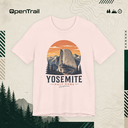Yosemite Shirt, Half Dome California Tee, Vintage National Park T-Shirt