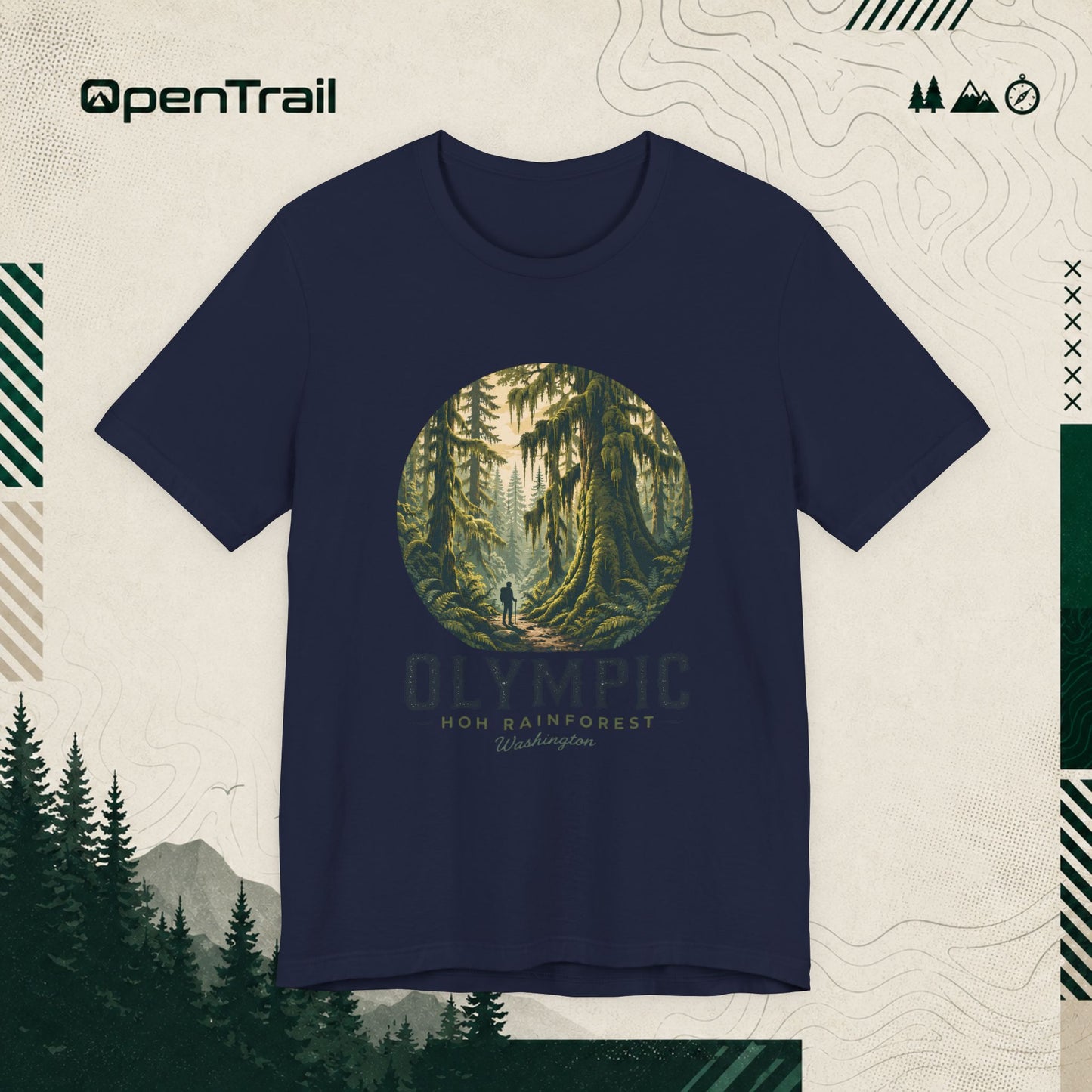 Olympic Shirt, Vintage National Park T-Shirt
