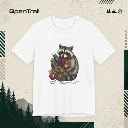 Raccoon Camping T-Shirt