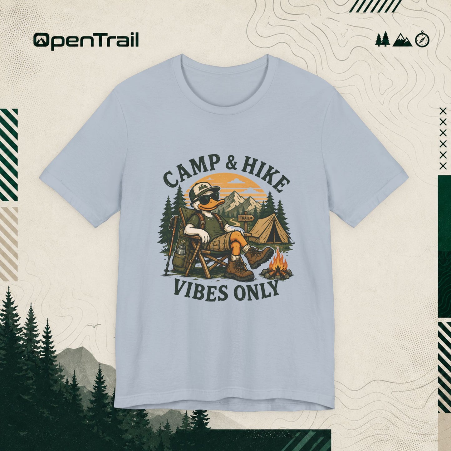 Trail And Hike Duck T-shirt