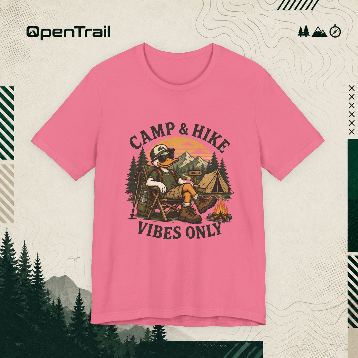 Trail And Hike Duck T-shirt