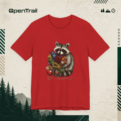 Raccoon Camping T-Shirt