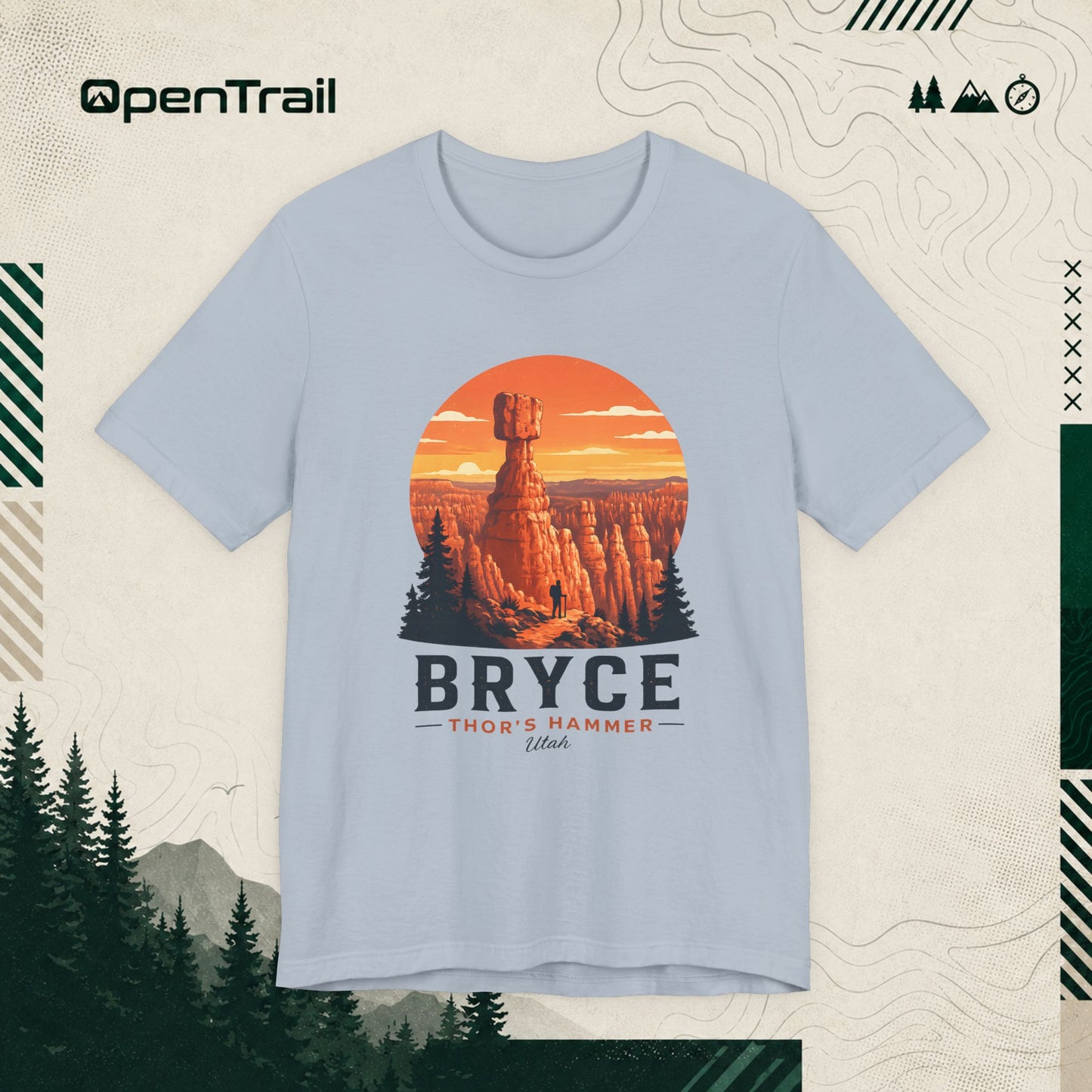 Bryce Canyon Shirt, Thor’s Hammer Utah T-Shirt, Vintage National Park Tee