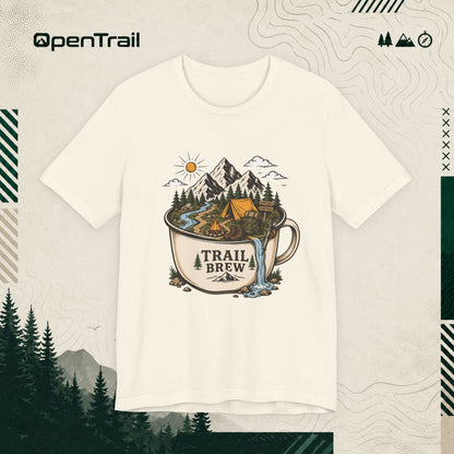 Trail Brew Shirt, Camping Coffee T-shirt