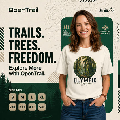 Olympic Shirt, Vintage National Park T-Shirt