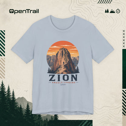 Zion Shirt, Angels Landing Utah Tee, Vintage National Park T-Shirt