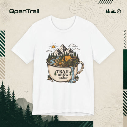 Trail Brew Shirt, Camping Coffee T-shirt