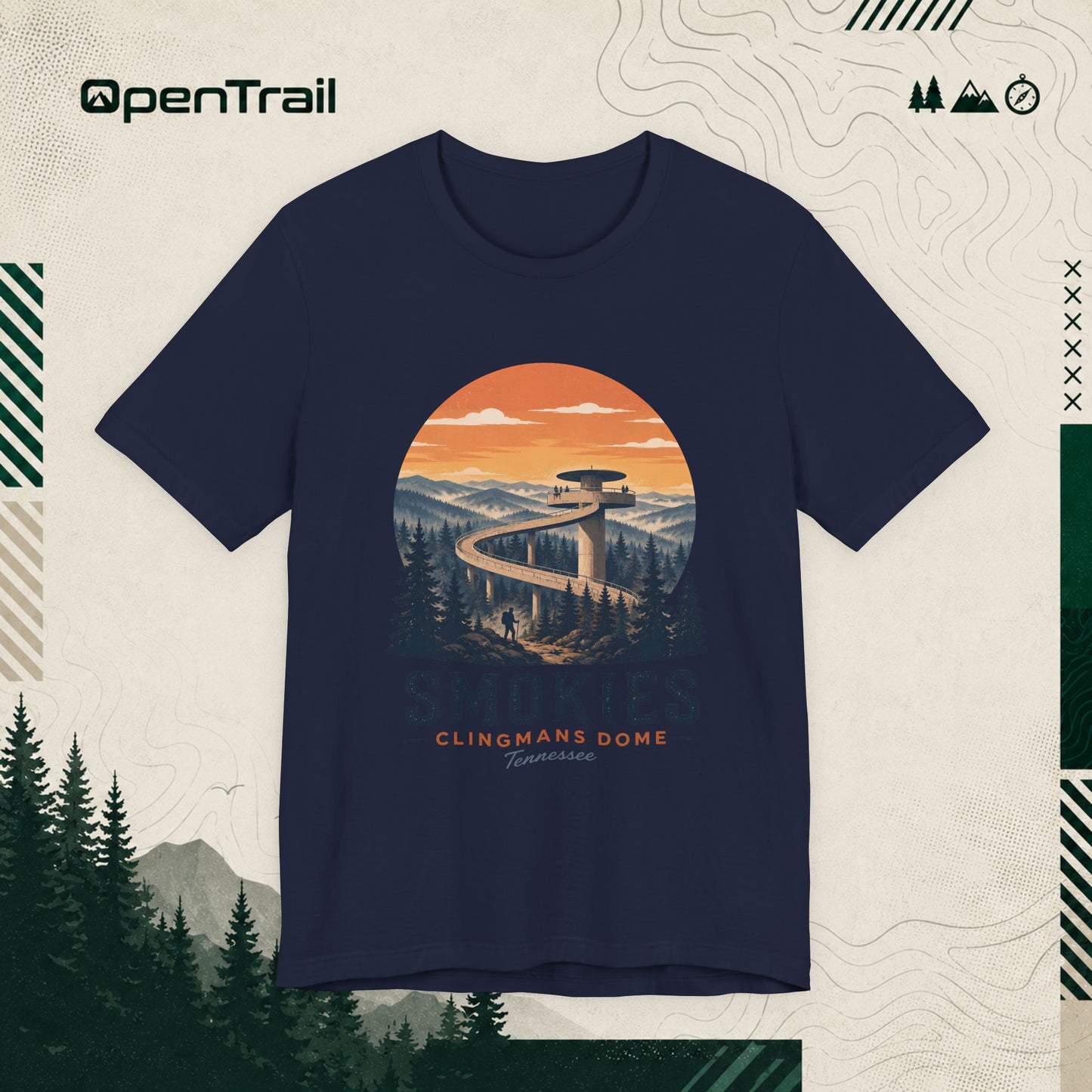 Smokies Shirt, Vintage National Park T-Shirt