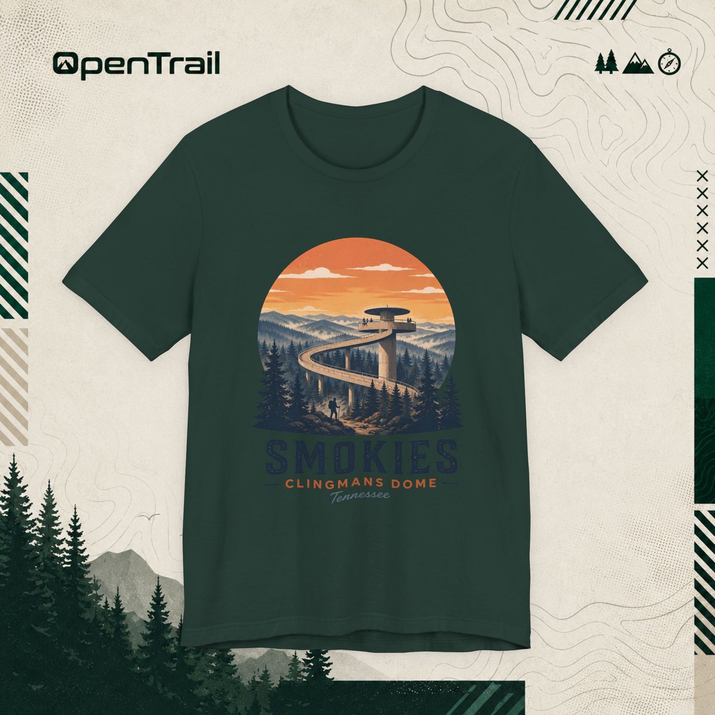 Smokies Shirt, Vintage National Park T-Shirt
