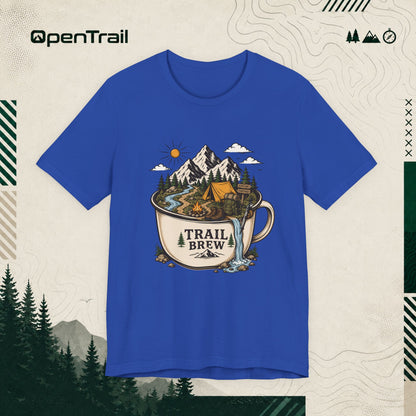 Trail Brew Shirt, Camping Coffee T-shirt