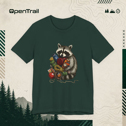 Raccoon Camping T-Shirt