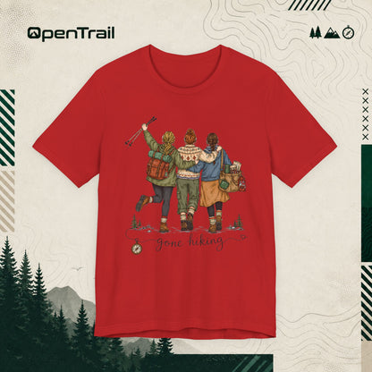 Gone Hiking Shirt, Women Outdoor Adventure T-Shirt