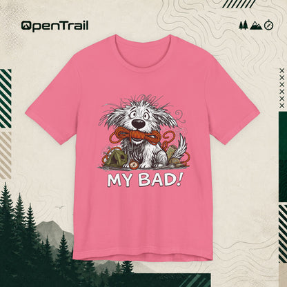 My Bad Dog Shirt, Funny Outdoor Dog T-Shirt