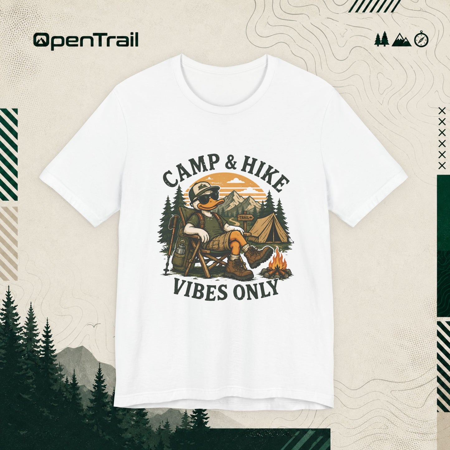 Trail And Hike Duck T-shirt