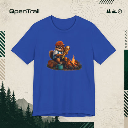 Campfire Squirrel Soccer Champion Shirt, Funny Camping T-Shirt