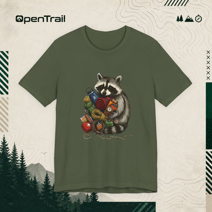 Raccoon Camping T-Shirt