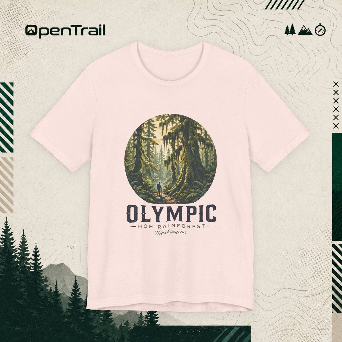 Olympic Shirt, Vintage National Park T-Shirt