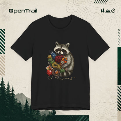 Raccoon Camping T-Shirt
