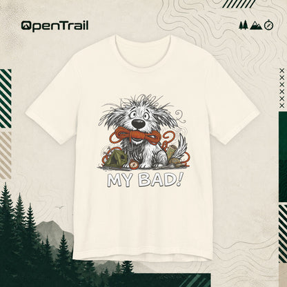 My Bad Dog Shirt, Funny Outdoor Dog T-Shirt