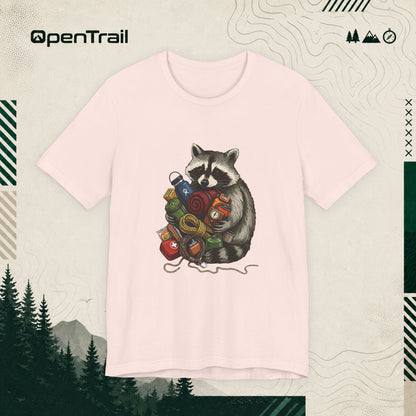 Raccoon Camping T-Shirt