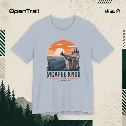 McAfee Knob Shirt, Appalachian Trail Tee, Virginia Hiking T-Shirt